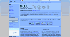 Desktop Screenshot of biolib.cz