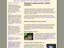 Tablet Screenshot of mapovani.biolib.cz